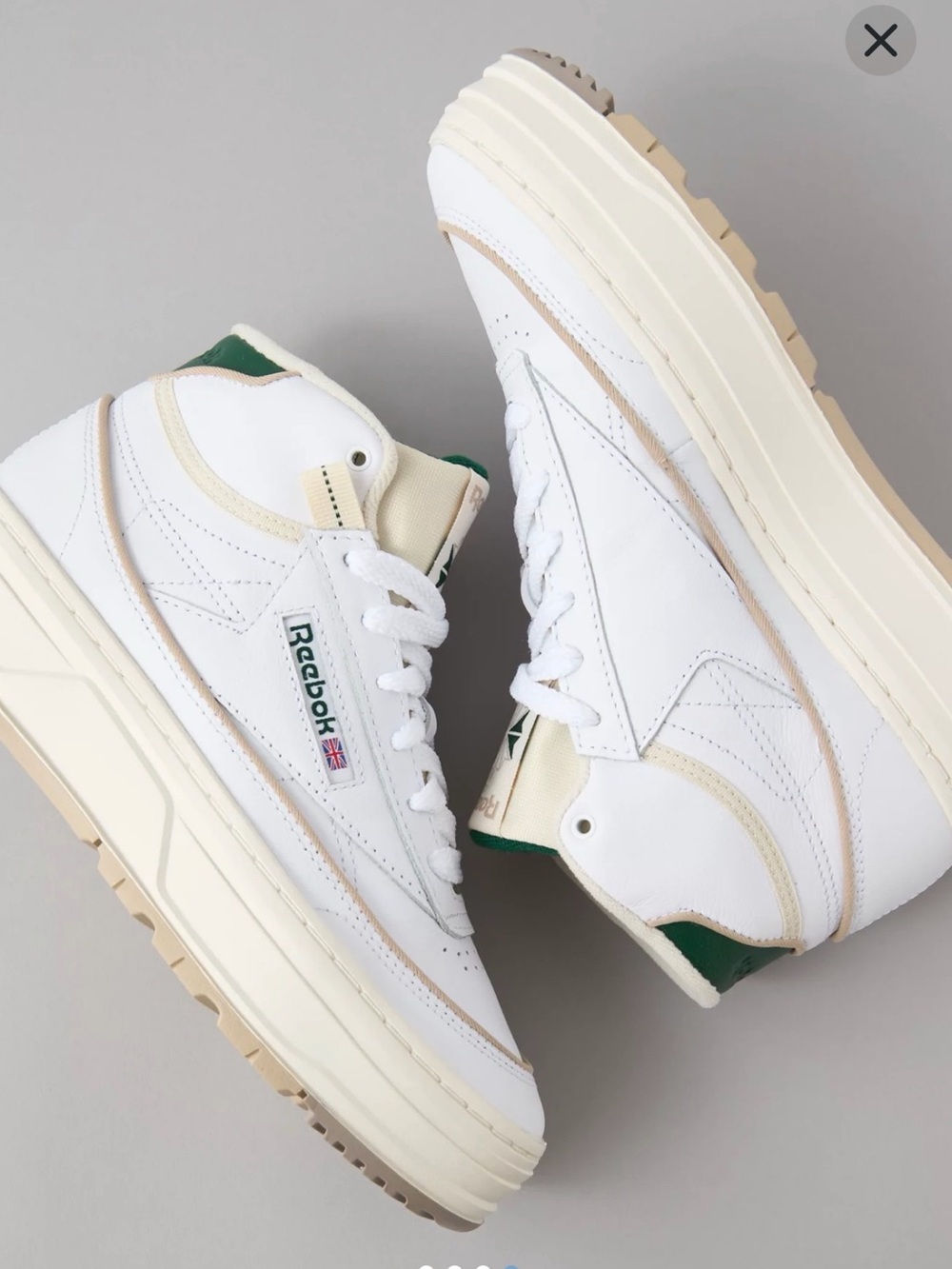 Reebok Women’s Club C Double Geo Hi Heritage Sneaker